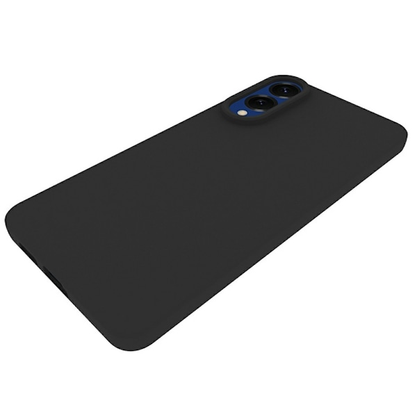 SKALO Samsung S25 Edge Mattamusta Ultrahohut TPU Suojakuori - Musta Black