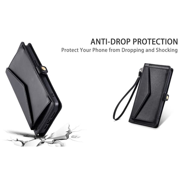 SKALO iPhone 16 Pro Evelope Clutch 5-RUM - Sort Black