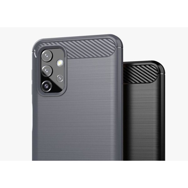SKALO Samsung A32 5G Armor Carbon Stöttåligt TPU-skal - Fler färger Röd