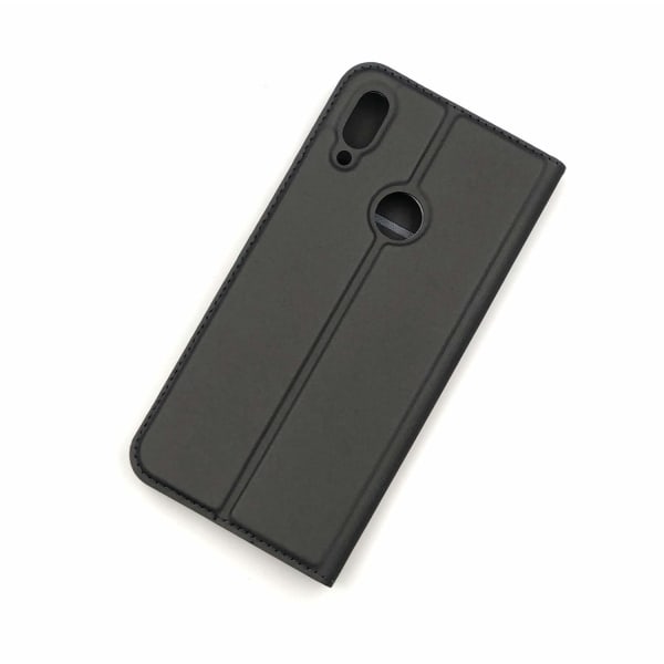 Plånboksfodral Ultratunn design Xiaomi Redmi Note 7 - fler färger Mörkgrå