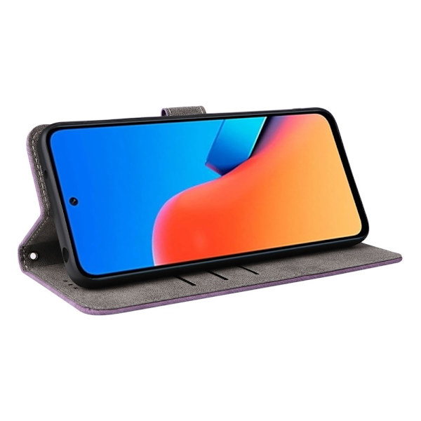 SKALO Xiaomi Redmi 12 4G/5G Plånboksfodral i PU-Läder - Lila Lila