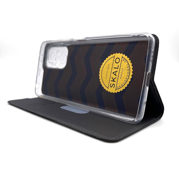 SKALO Xiaomi Redmi Note 10 Pro Lompakkokotelo Ultra-ohut muotoilu - Valitse väri Dark grey