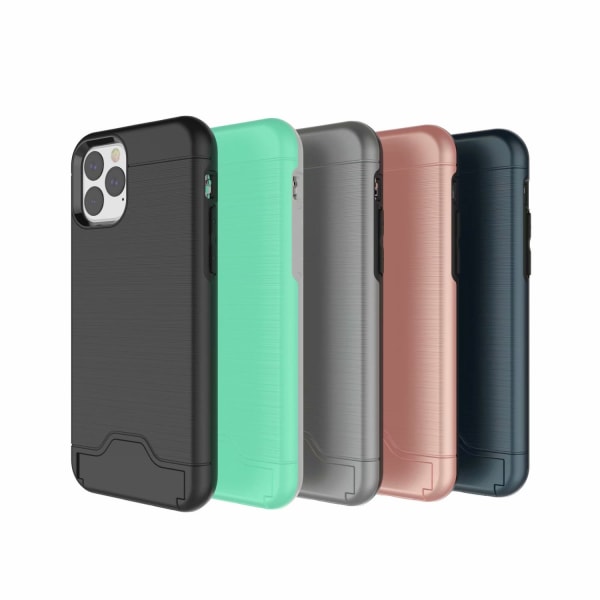iPhone 11 Pro | Panser skal | Kortholder - flere farver Turquoise