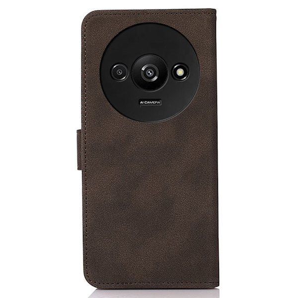 SKALO Xiaomi Redmi A3 KHAZNEH Pungetui i PU-læder - Brun Brown