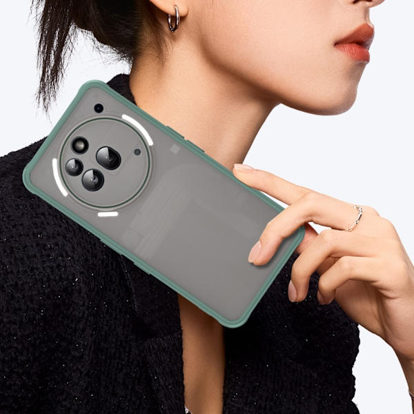 SKALO Nothing Phone (3a) Pro 5G Color Bumper Frosted Skal - Grön Grön