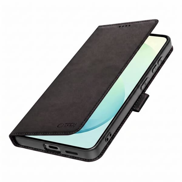 Tech-Protect Wallet Pungcover til Samsung Galaxy S26 FE - Sort Black