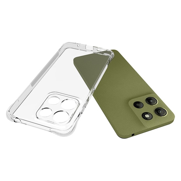SKALO Motorola Moto G15 4G Extra strong TPU Suojakuori - Läpinäkyvä Transparent