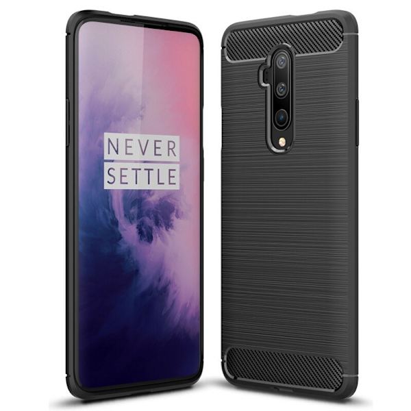 Stöttåligt Armor Carbon TPU-skal Oneplus 7T Pro Black