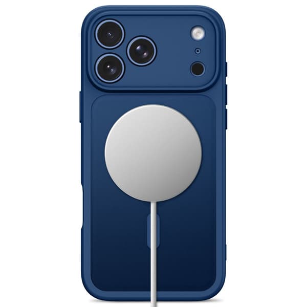 Tech-Protect BasicMag MagSafe Suojakuori sopii iPhone 17 Pro – Matta Deep Blue Blue