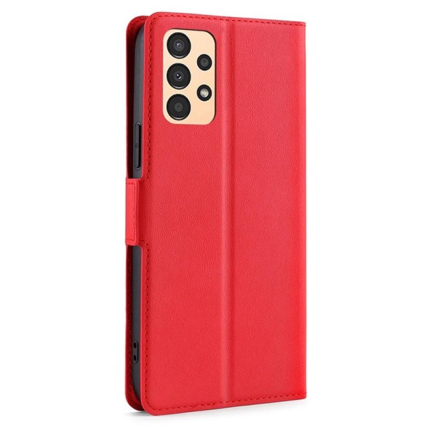 SKALO Samsung A13 4G Ultratynd Premium Wallet Case - Rød Red