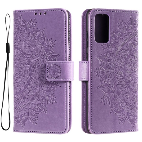 SKALO Samsung A53 5G Mandala Flip Cover - Lilla Purple