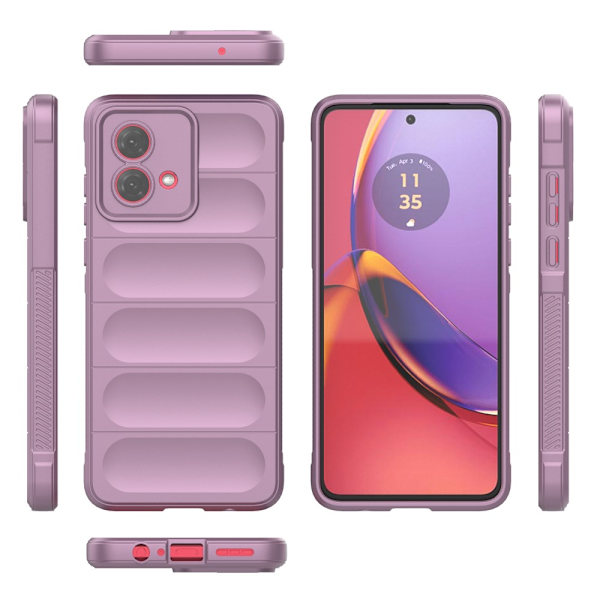 SKALO Motorola Moto G84 5G Rugged Bumpers TPU-Skal Lila