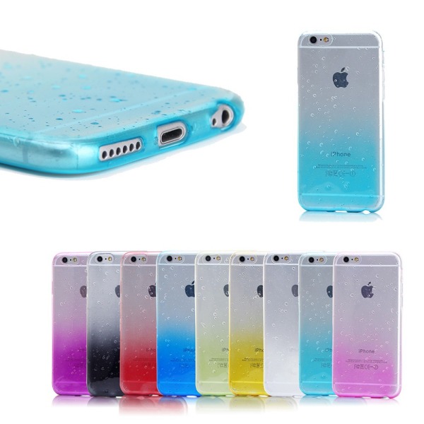 Gradienttivärinen silikoni-TPU-kotelo iPhone 7/8:lle - lisää värejä Black