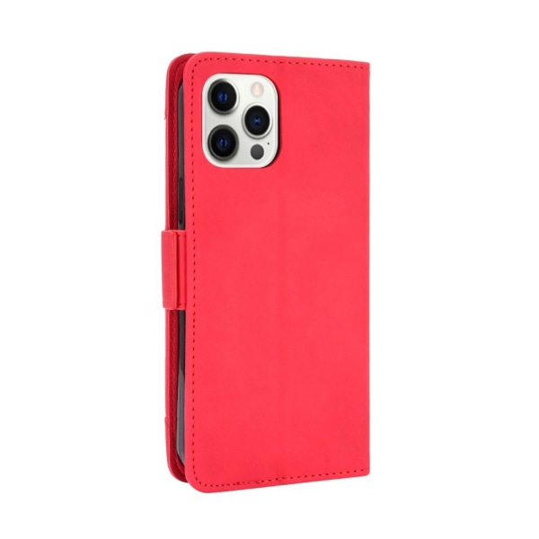 SKALO iPhone 13 Pro Max 6 SLOT -lompakkokotelo - punainen Red