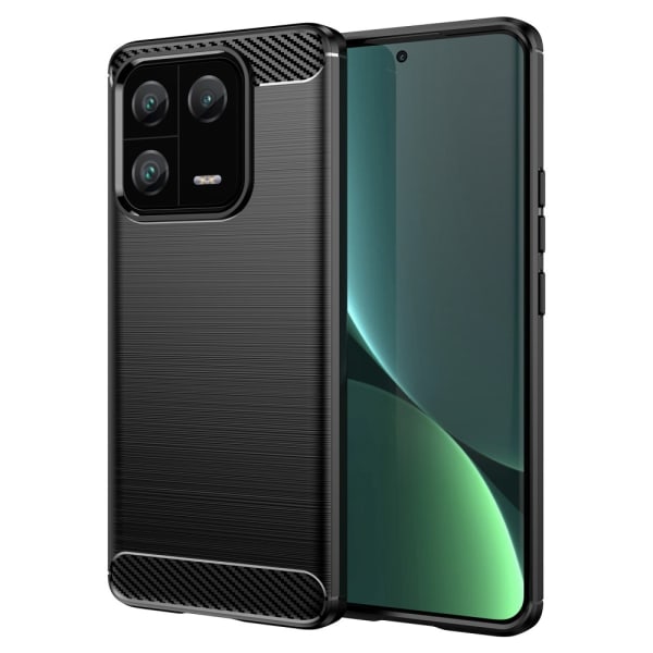 SKALO Xiaomi 13 Pro 5G Armor Carbon Stöttåligt TPU-skal - Fler färger Svart