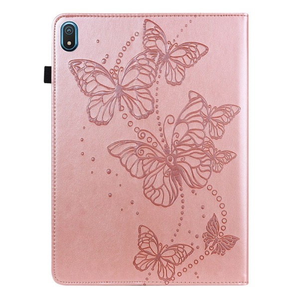 SKALO Nokia T20 Mandala Butterfly Suojakotelo - Ruusukulta Pink gold