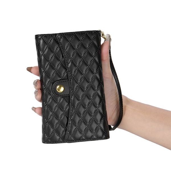 SKALO Samsung A55 5G Evelope Clutch 8-RUM - Sort Black