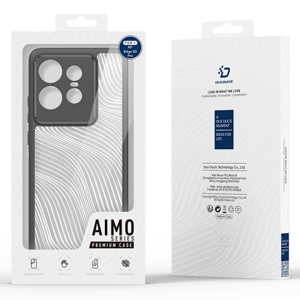 DUX DUCIS Motorola Edge 50 Pro 5G Aimo Series Suojakuori - Musta Black