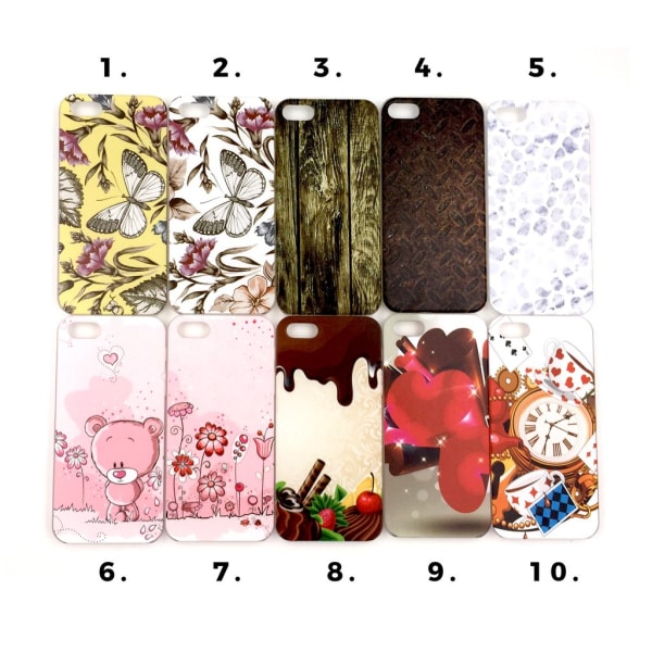 Skal med motiv iPhone 5/5S/SE MultiColor #3