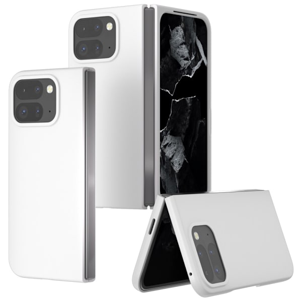 ABEEL Google Pixel 9 Pro Fold Skin Touch Skal - Vit Vit