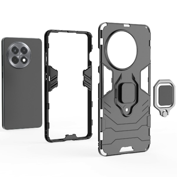 SKALO OnePlus 13R Armor Metallring Cover - Sort Black