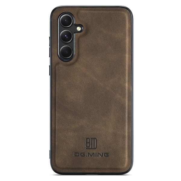 DG MING Samsung A36 5G Premium PU-Läder Hybrid Skal - Mörkbrun Mörkbrun