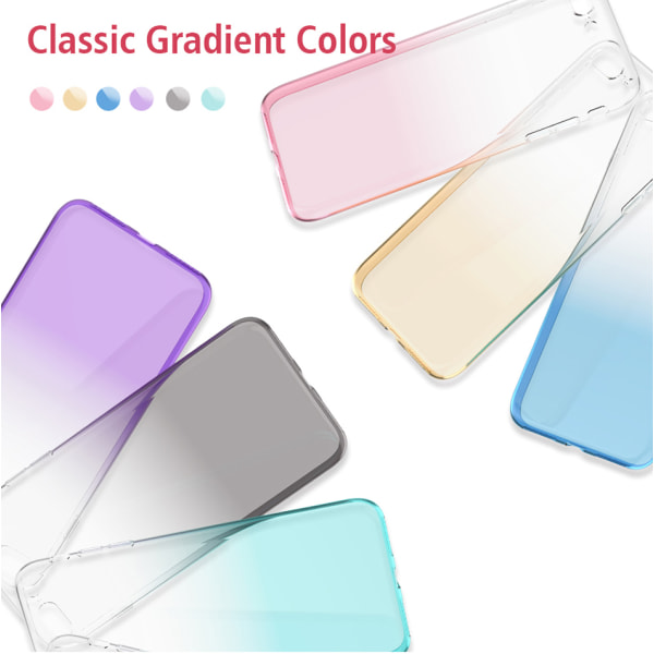 Gradienttivärinen silikoni-TPU-kotelo iPhone 7/8:lle - lisää värejä Pink