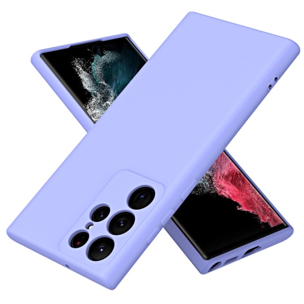 SKALO Samsung S23 Ultra Ultraohut TPU-kuori - Valitse väri Purple
