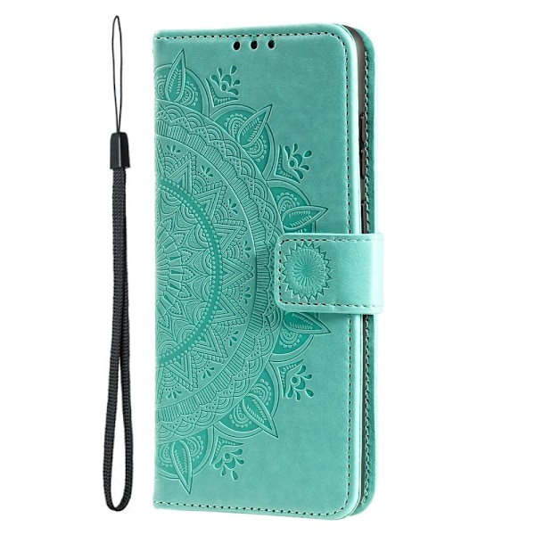 SKALO Xiaomi 14T Pro Mandala lompakkokotelo - Turkoosi Turquoise