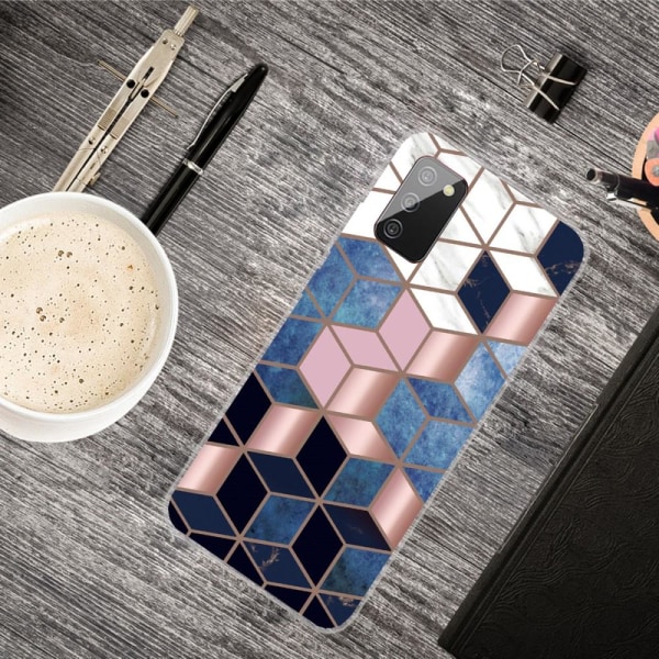 SKALO Samsung A02s / A03s Marble TPU etui - Motiv 2 Multicolor