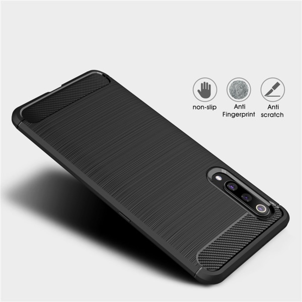 Iskunkestävä Armor Carbon TPU-kotelo Xiaomi Mi 9 - lisää värejä Black