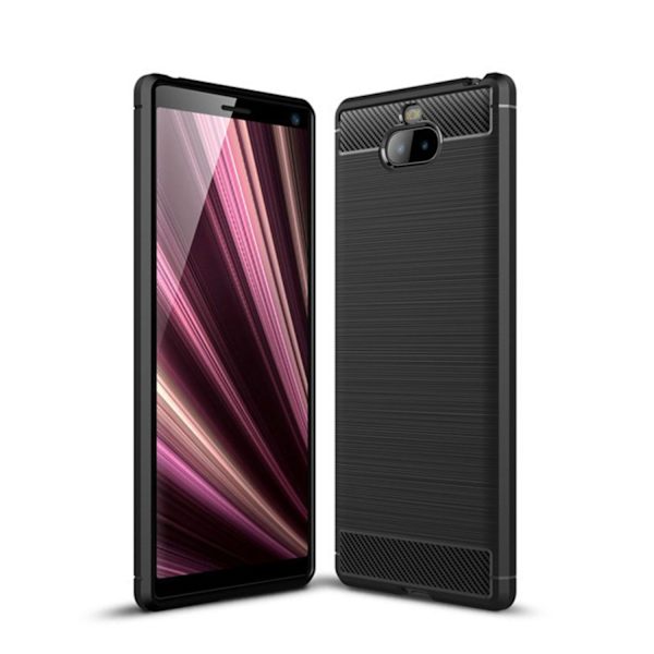 Stöttåligt Armor Carbon TPU-skal Sony Xperia 10 Plus Grey