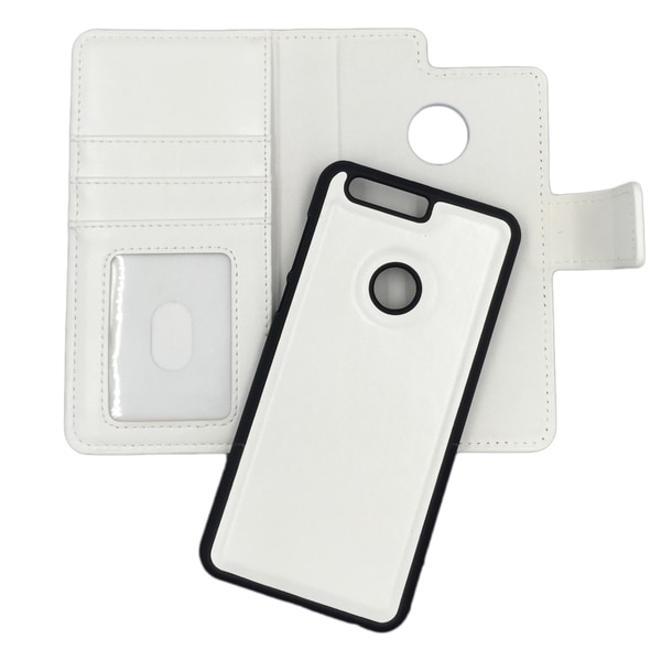 Magnetskal/plånbok "2 i 1" Huawei Honor 8 - fler färger Vit