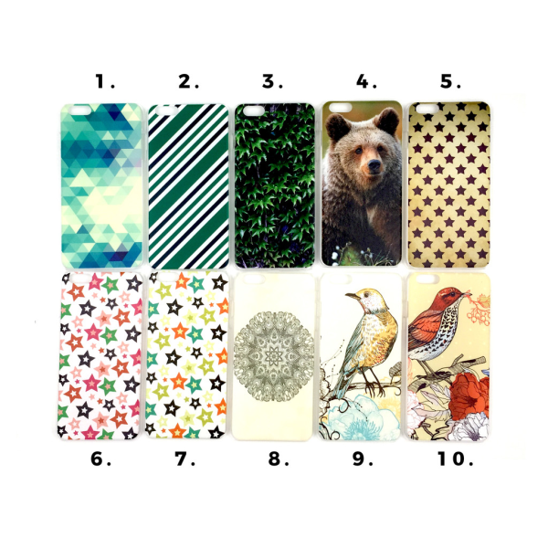 Skal med motiv iPhone 6/6S PLUS MultiColor #1