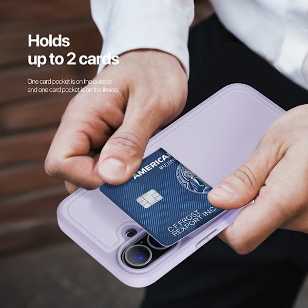 DUX DUCIS iPhone 16 Plus Rafi II Series Cover med Kortholder - Lilla Purple