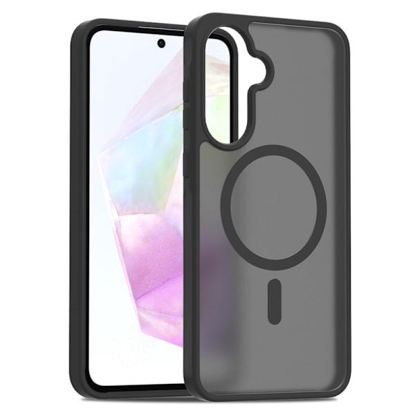 SKALO Samsung A56 5G Skin-touch Hybrid Cover - Sort Black