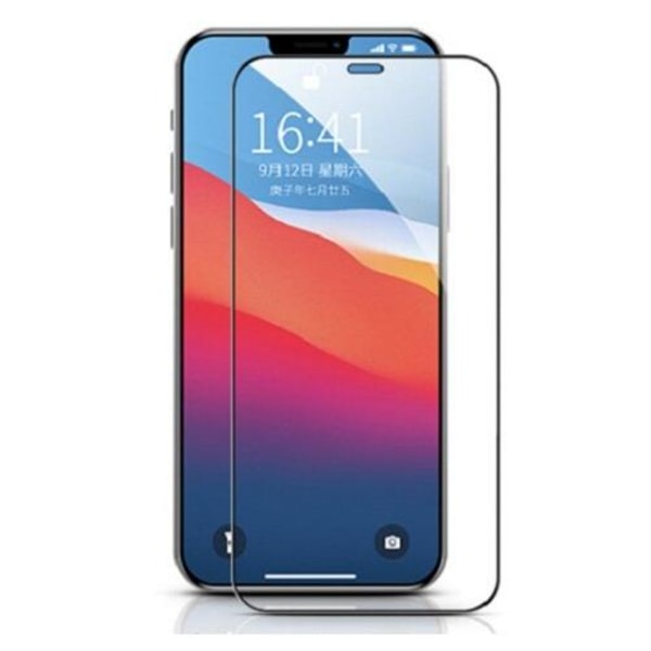 SKALO iPhone 12 Pro Max FULL-FIT Hærdet Glas Skærmbeskyttelse Black