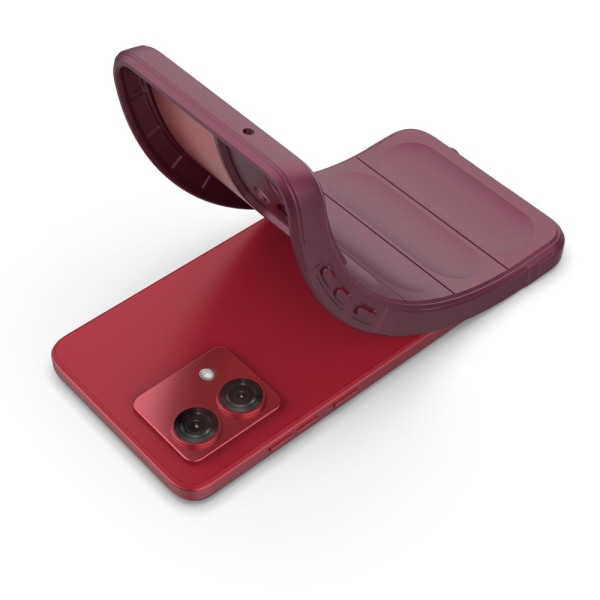 SKALO Motorola Moto G84 5G Rugged Bumpers TPU-Skal Röd