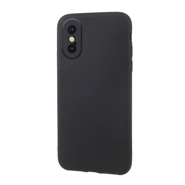 SKALO iPhone X/XS Ultratunn Frosted TPU-Skal - Fler färger Svart