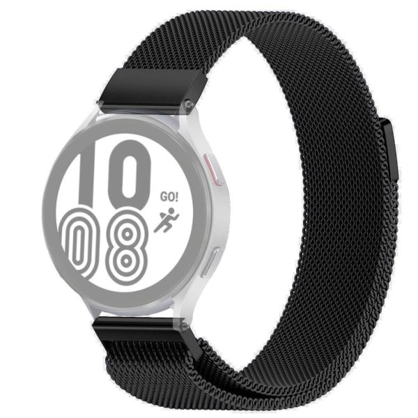 SKALO Milanese Loop to Samsung Watch 4 Classic 42mm - Valitse vä Black