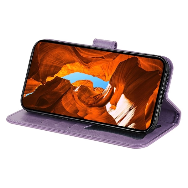 SKALO Motorola Moto G75 5G Mandala Plånboksfodral - Lila Lila