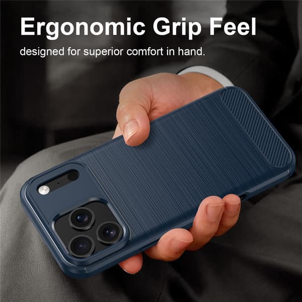 SKALO Armor Carbon  för iPhone 18 Pro Cover til iPhone 18 Pro - Vælg farve Blue