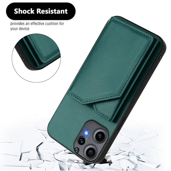 SKALO Nothing CMF Phone 2 Pro PU-læder Cover med Pung - Grøn Green