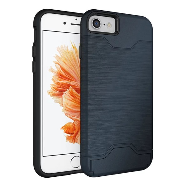 iPhone 6/6S | Armor skal | Korthållare - fler färger Blå
