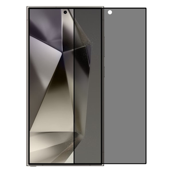 SKALO Samsung S25 Ultra Privacy Skärmskydd Härdat Glas - Svart Svart