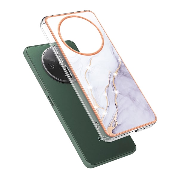 SKALO Xiaomi Redmi A3 Marmor TPU-skal - Motiv 3 multifärg
