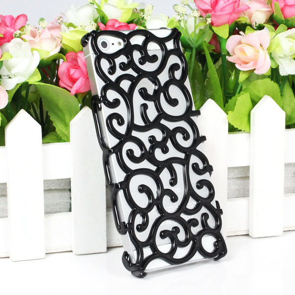 Ringlande Blommor Skal till iPhone 5/5S/SE - fler färger Lila