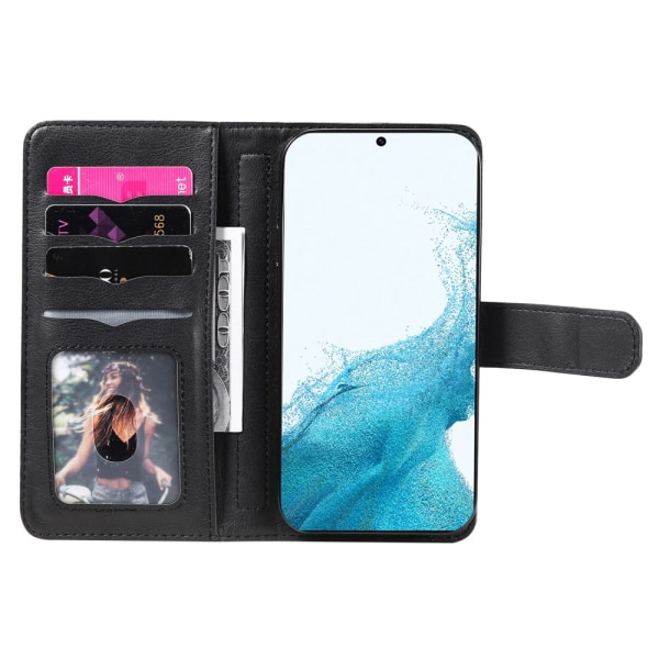 SKALO Samsung S23 Plus 10-RUM Flip Cover - Sort Black