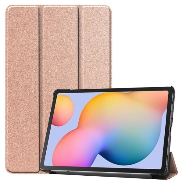 SKALO Samsung Tab S6 Lite Trifold Fodral - Roséguld Rosa guld