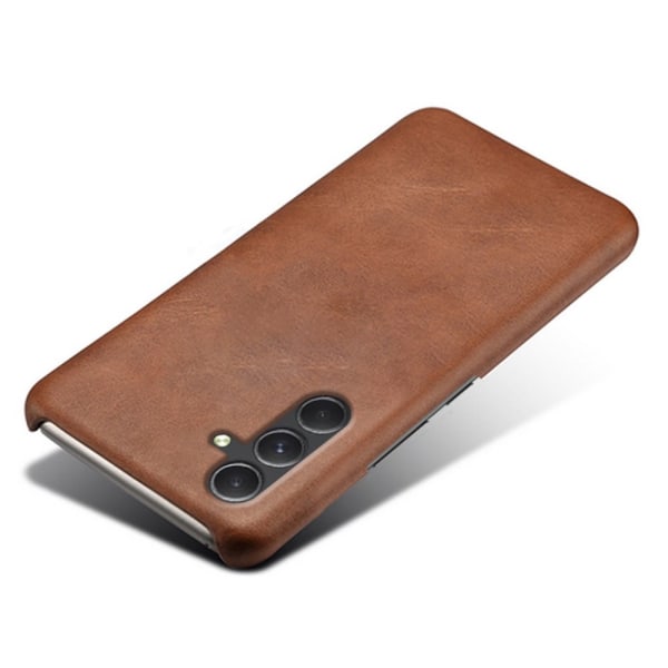 SKALO Samsung A55 5G PU-nahkainen Suojakuori - Ruskea Brown